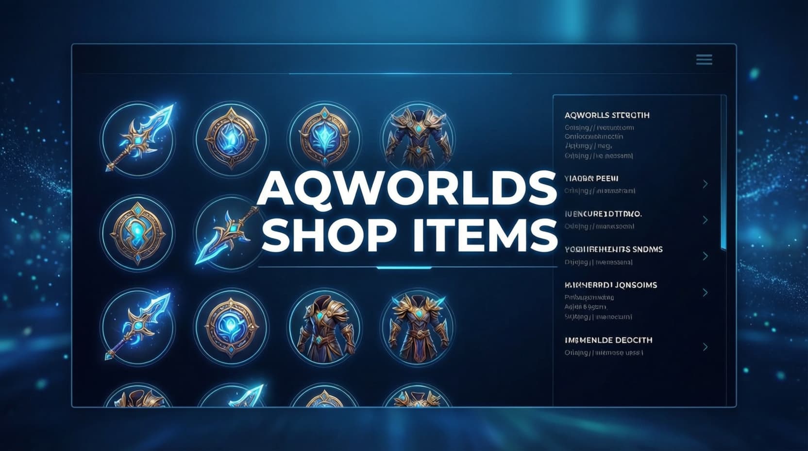 AQW Shop ID 2017